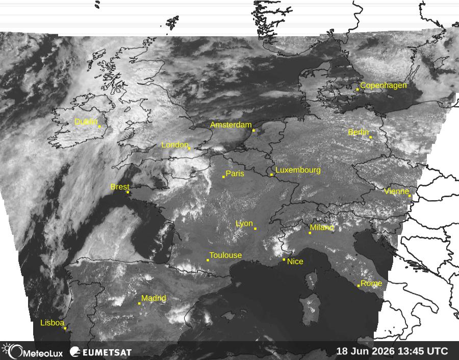 Wiedergabe von visuellen Satellitenbildern