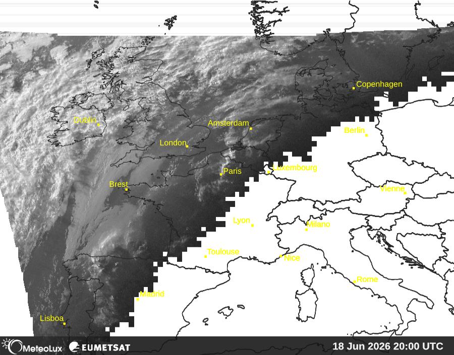 Wiedergabe von visuellen Satellitenbildern