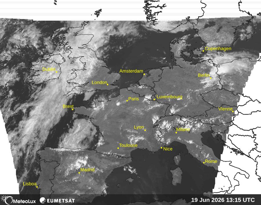 Wiedergabe von visuellen Satellitenbildern