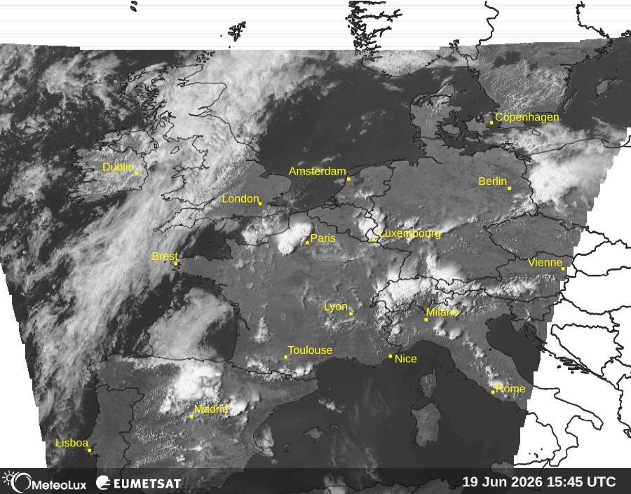 Wiedergabe von visuellen Satellitenbildern