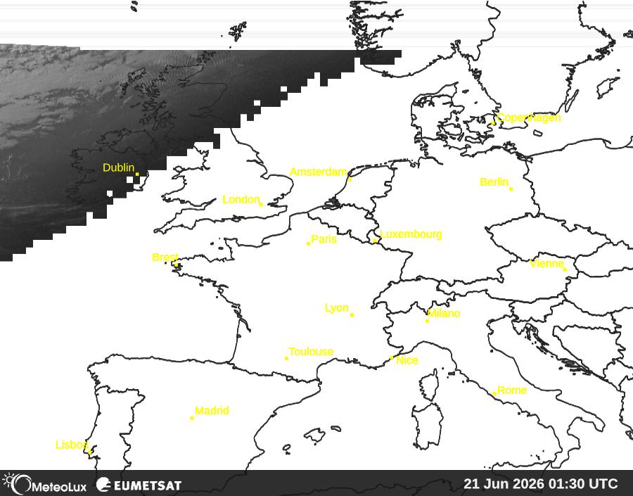 Wiedergabe von visuellen Satellitenbildern