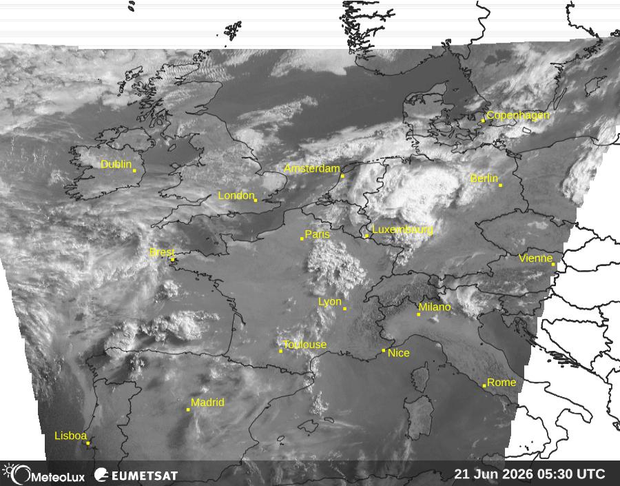Wiedergabe von visuellen Satellitenbildern