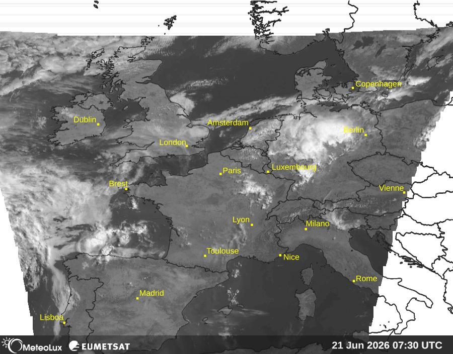 Wiedergabe von visuellen Satellitenbildern