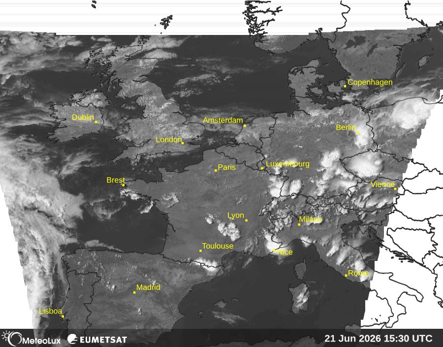 Wiedergabe von visuellen Satellitenbildern