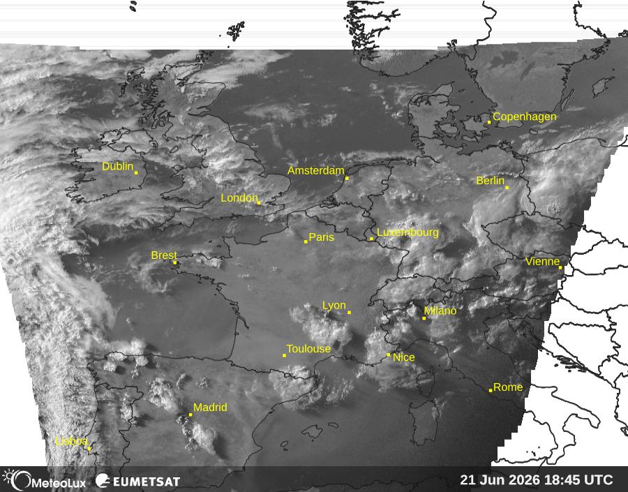 Wiedergabe von visuellen Satellitenbildern