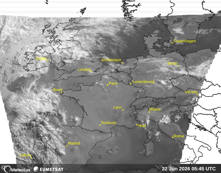 Wiedergabe von visuellen Satellitenbildern