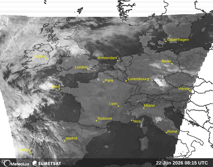 Wiedergabe von visuellen Satellitenbildern