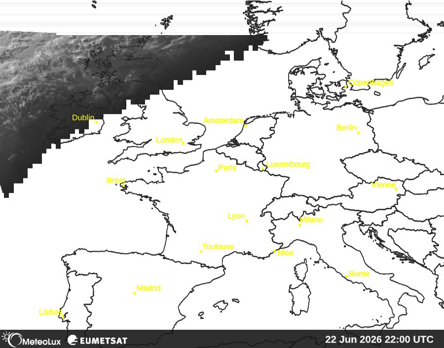 Wiedergabe von visuellen Satellitenbildern