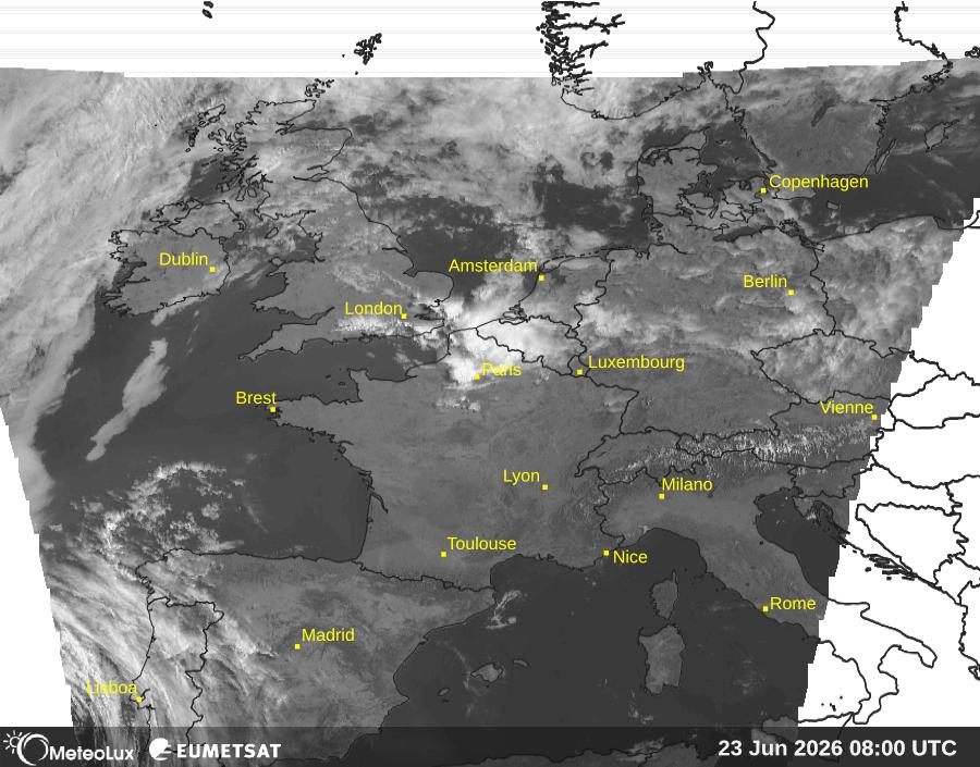 Wiedergabe von visuellen Satellitenbildern