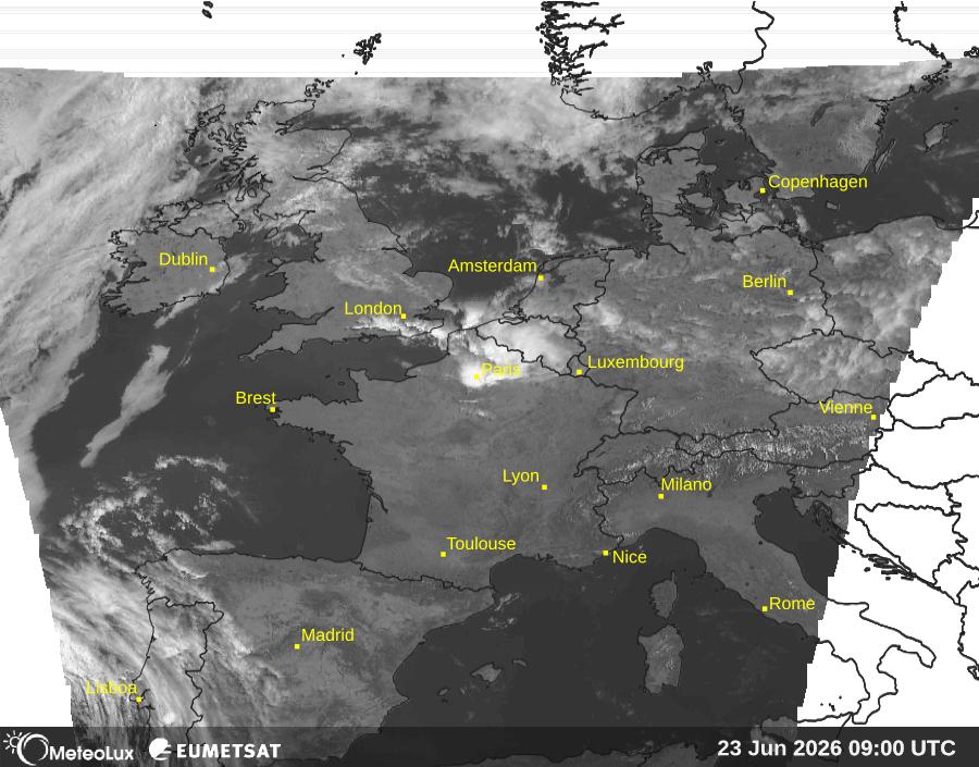 Wiedergabe von visuellen Satellitenbildern