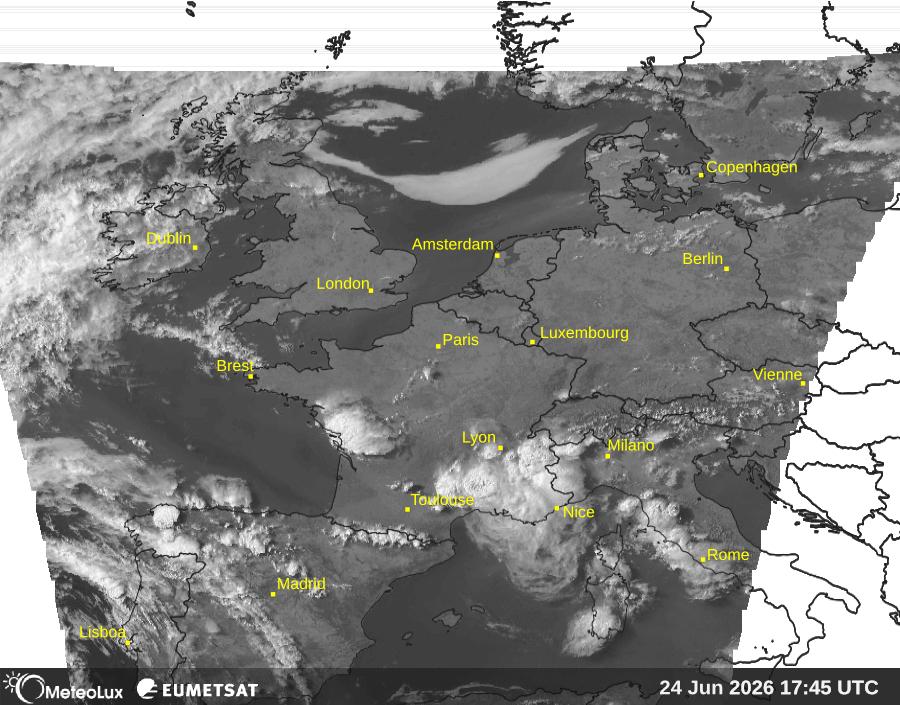 Wiedergabe von visuellen Satellitenbildern