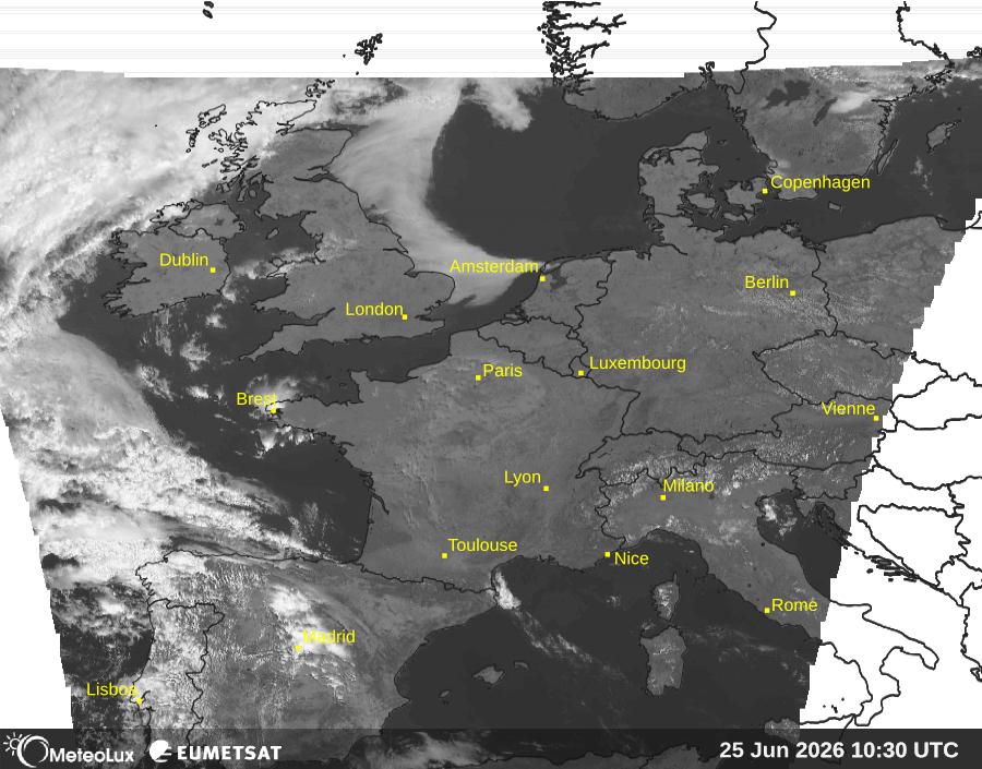 Wiedergabe von visuellen Satellitenbildern
