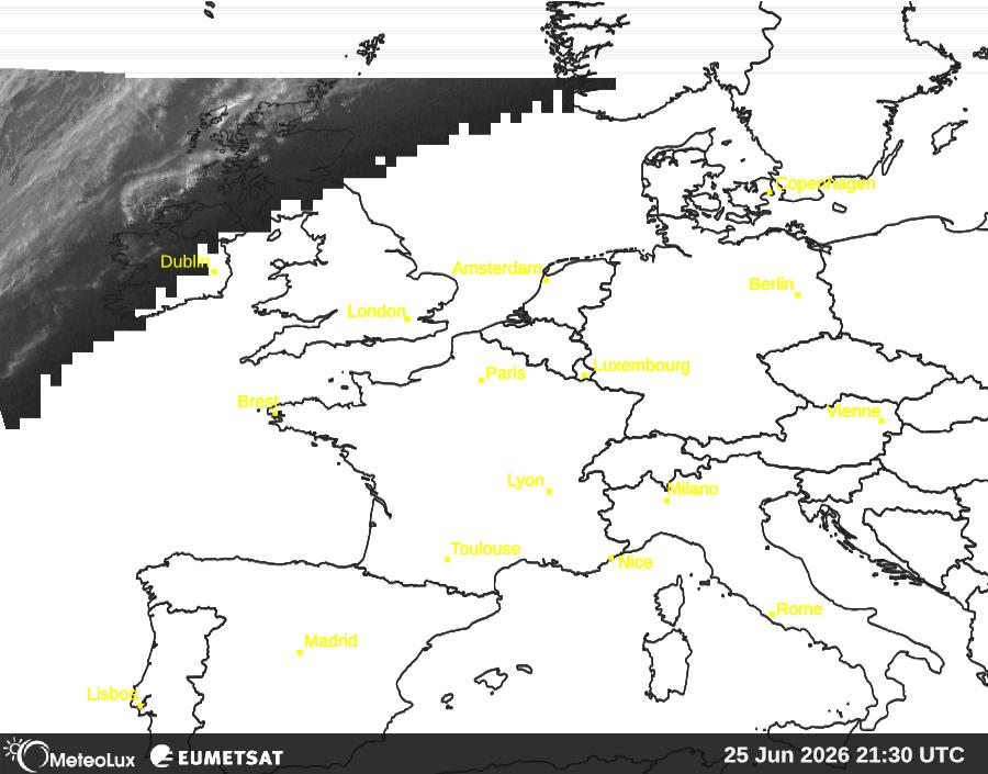 Wiedergabe von visuellen Satellitenbildern