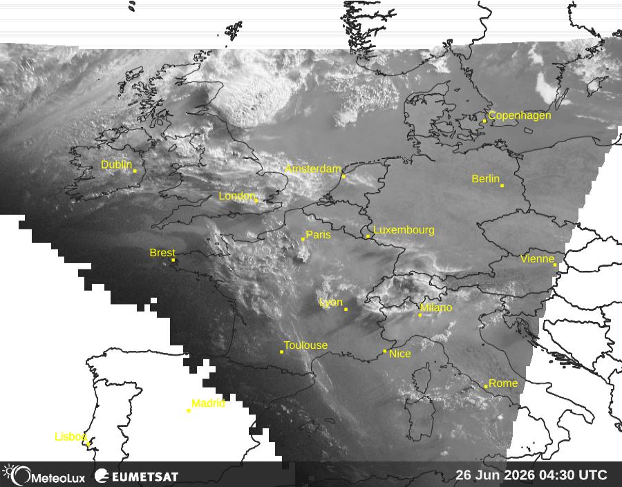 Wiedergabe von visuellen Satellitenbildern