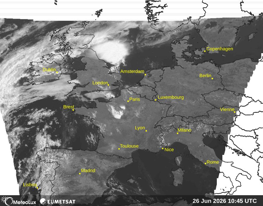 Wiedergabe von visuellen Satellitenbildern