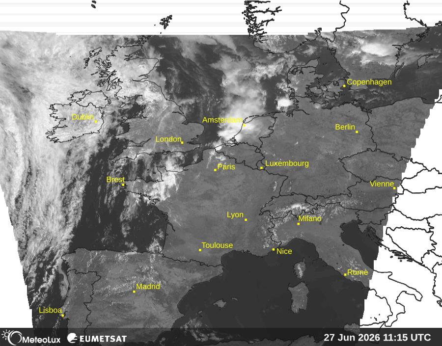 Wiedergabe von visuellen Satellitenbildern