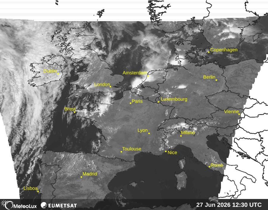 Wiedergabe von visuellen Satellitenbildern