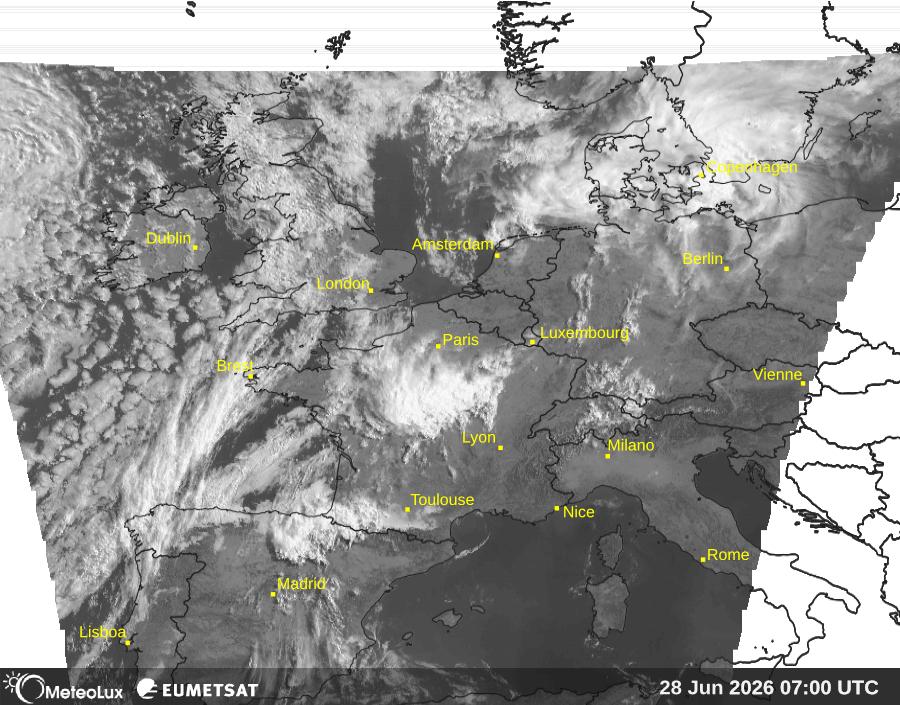 Wiedergabe von visuellen Satellitenbildern