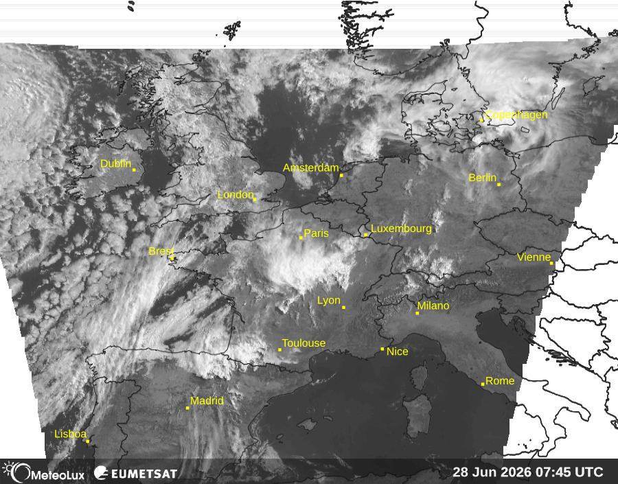 Wiedergabe von visuellen Satellitenbildern