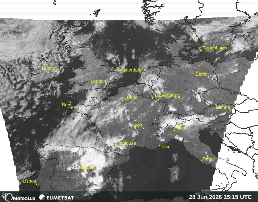 Wiedergabe von visuellen Satellitenbildern