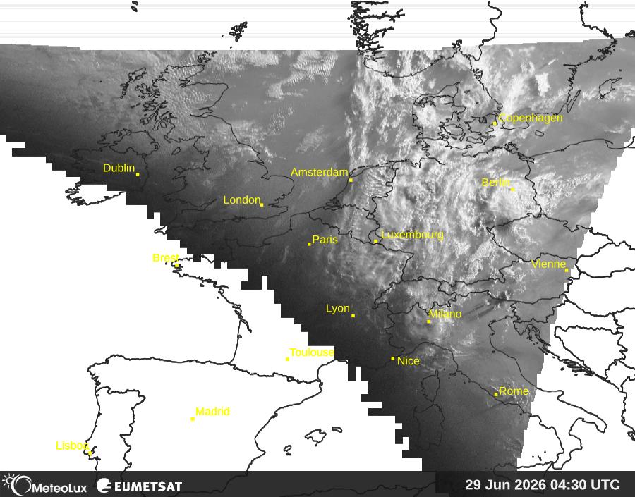 Wiedergabe von visuellen Satellitenbildern