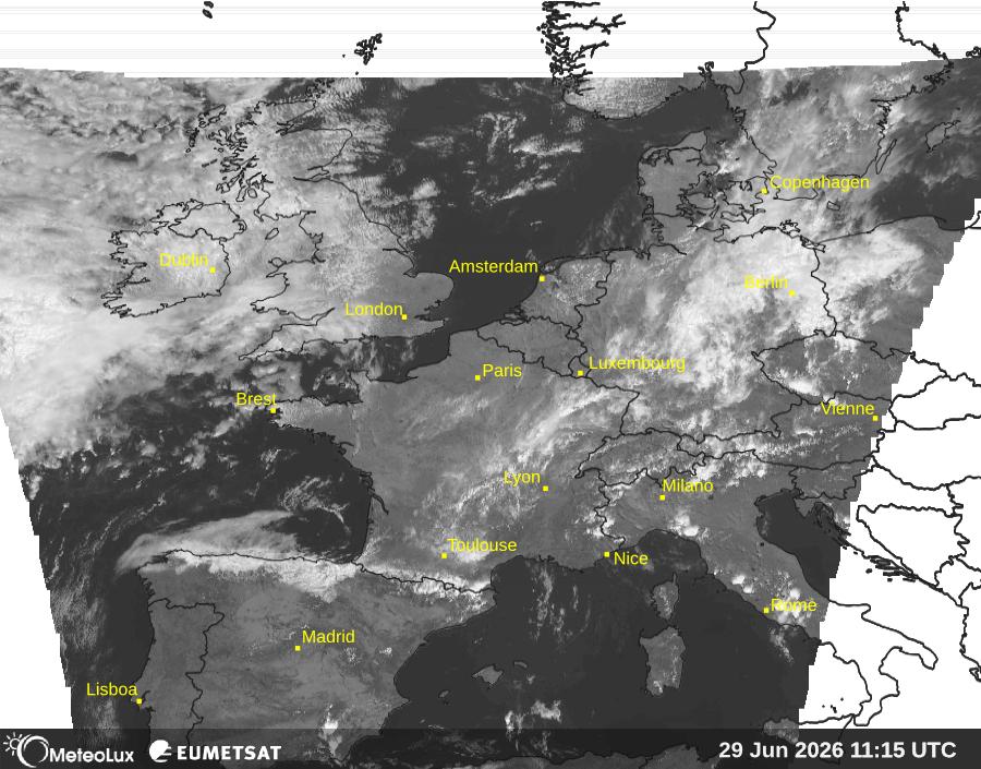 Wiedergabe von visuellen Satellitenbildern