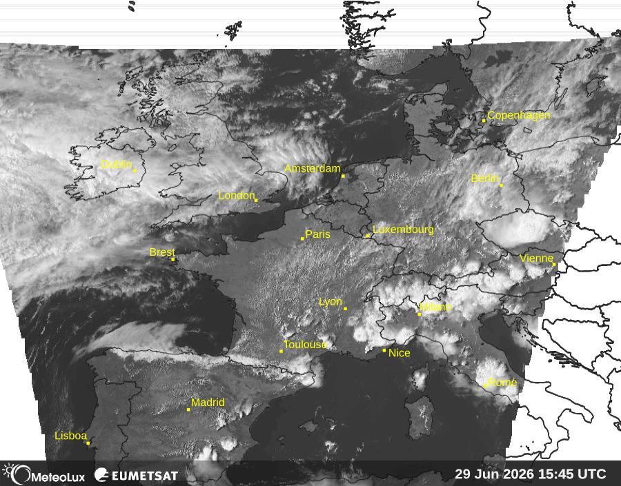 Wiedergabe von visuellen Satellitenbildern