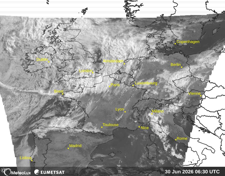 Wiedergabe von visuellen Satellitenbildern