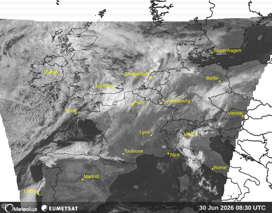 Wiedergabe von visuellen Satellitenbildern