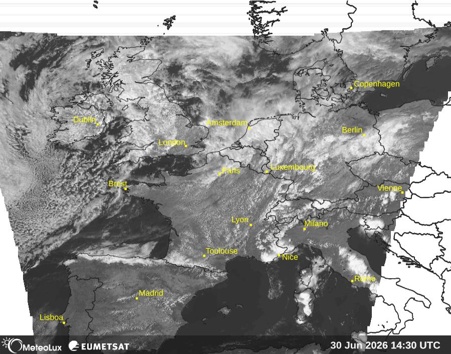 Wiedergabe von visuellen Satellitenbildern