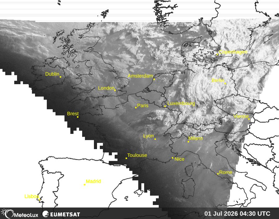 Wiedergabe von visuellen Satellitenbildern