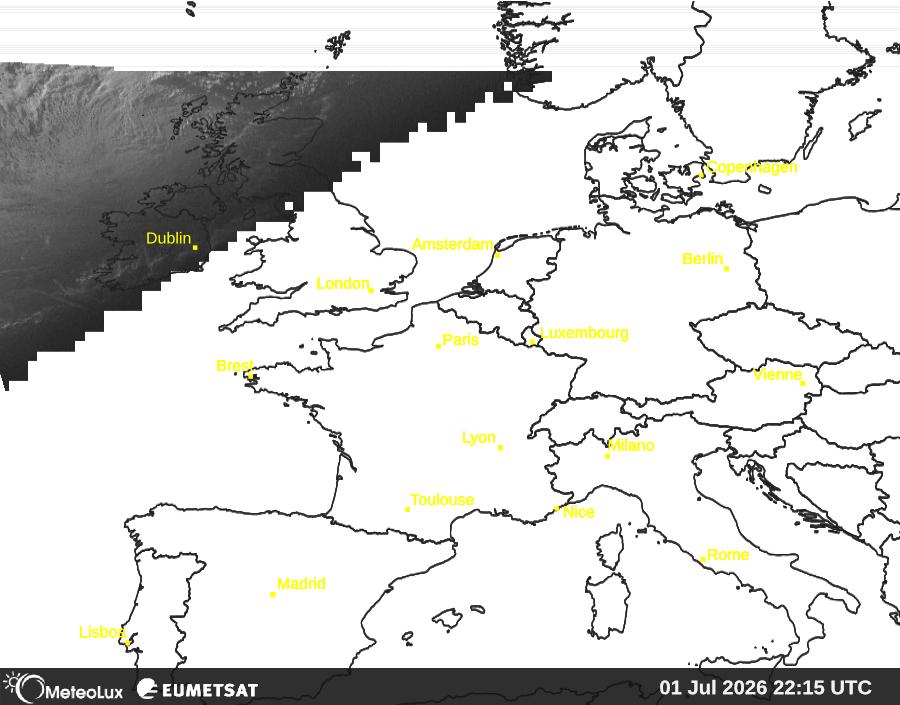 Wiedergabe von visuellen Satellitenbildern
