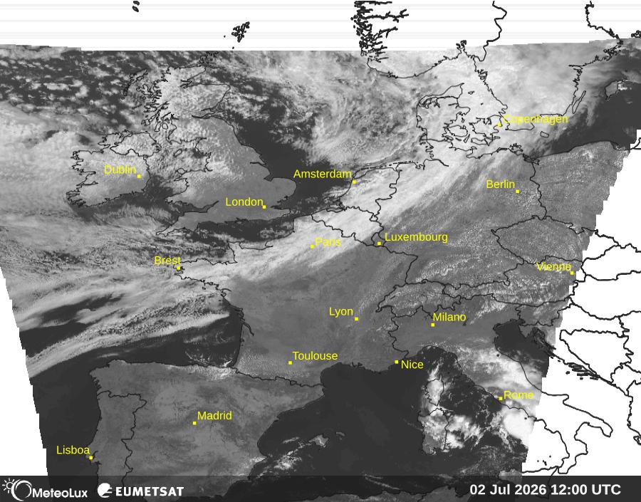 Wiedergabe von visuellen Satellitenbildern