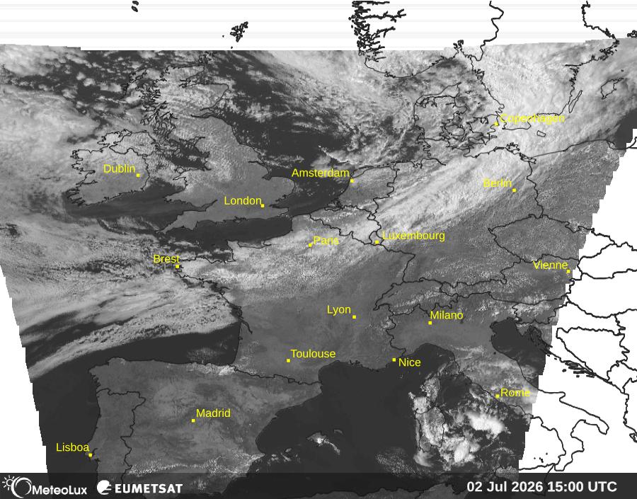 Wiedergabe von visuellen Satellitenbildern