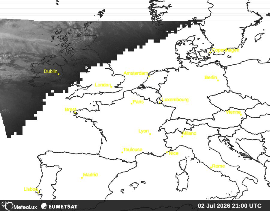 Wiedergabe von visuellen Satellitenbildern