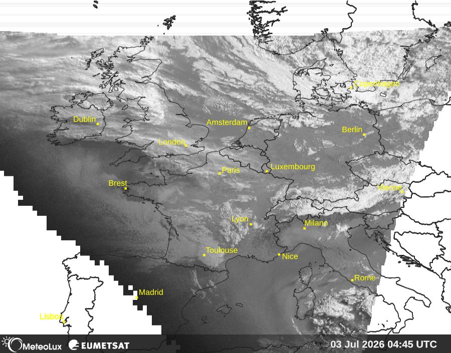 Wiedergabe von visuellen Satellitenbildern