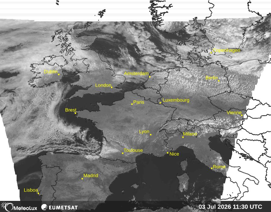 Wiedergabe von visuellen Satellitenbildern