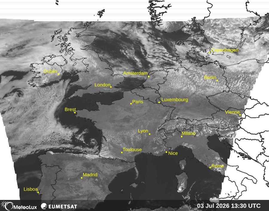 Wiedergabe von visuellen Satellitenbildern