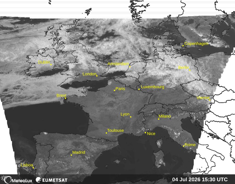 Wiedergabe von visuellen Satellitenbildern