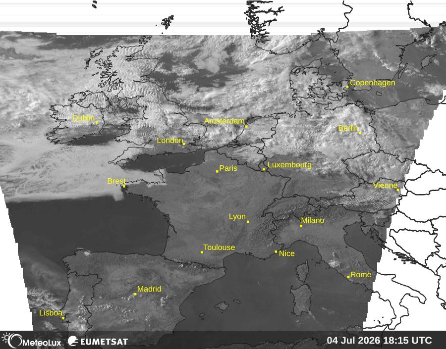 Wiedergabe von visuellen Satellitenbildern