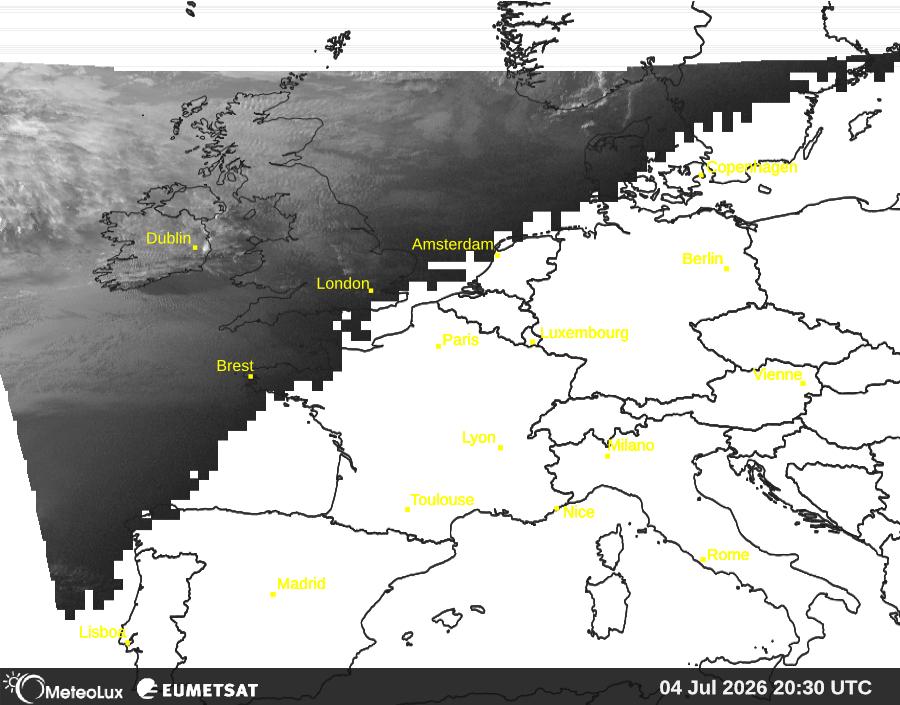 Wiedergabe von visuellen Satellitenbildern