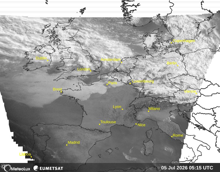 Wiedergabe von visuellen Satellitenbildern