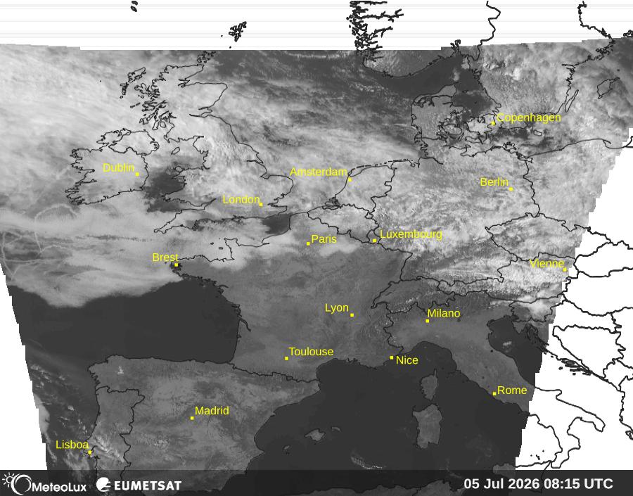 Wiedergabe von visuellen Satellitenbildern