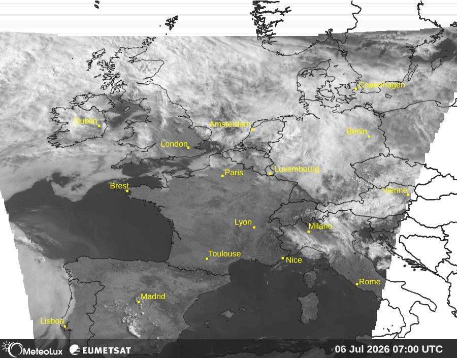 Wiedergabe von visuellen Satellitenbildern