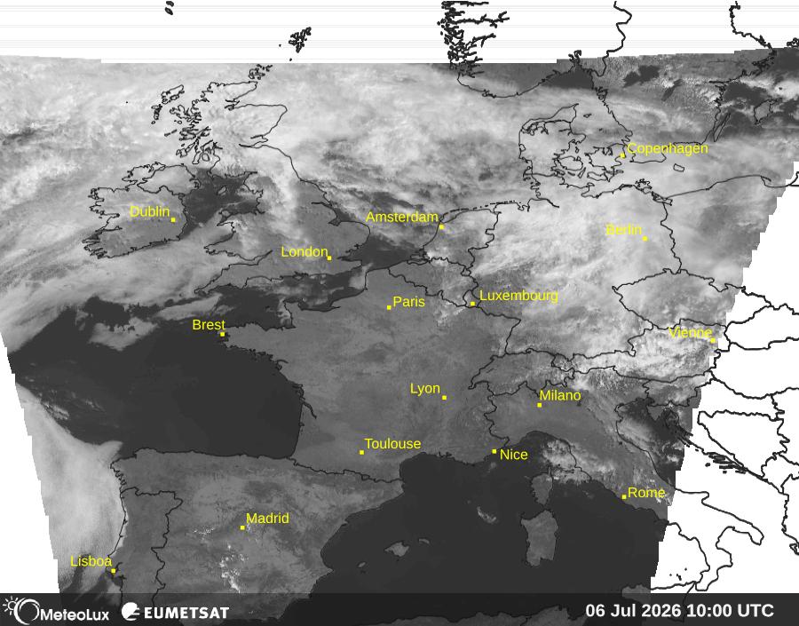 Wiedergabe von visuellen Satellitenbildern
