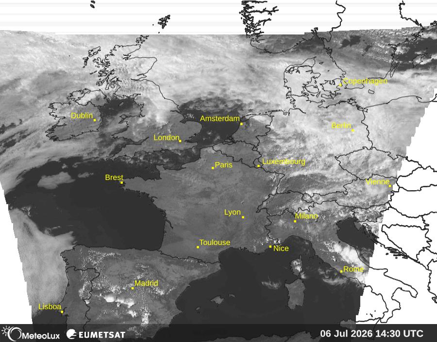 Wiedergabe von visuellen Satellitenbildern