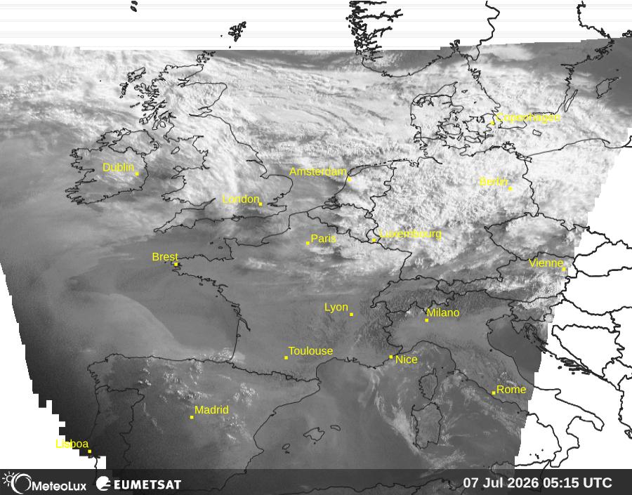 Wiedergabe von visuellen Satellitenbildern