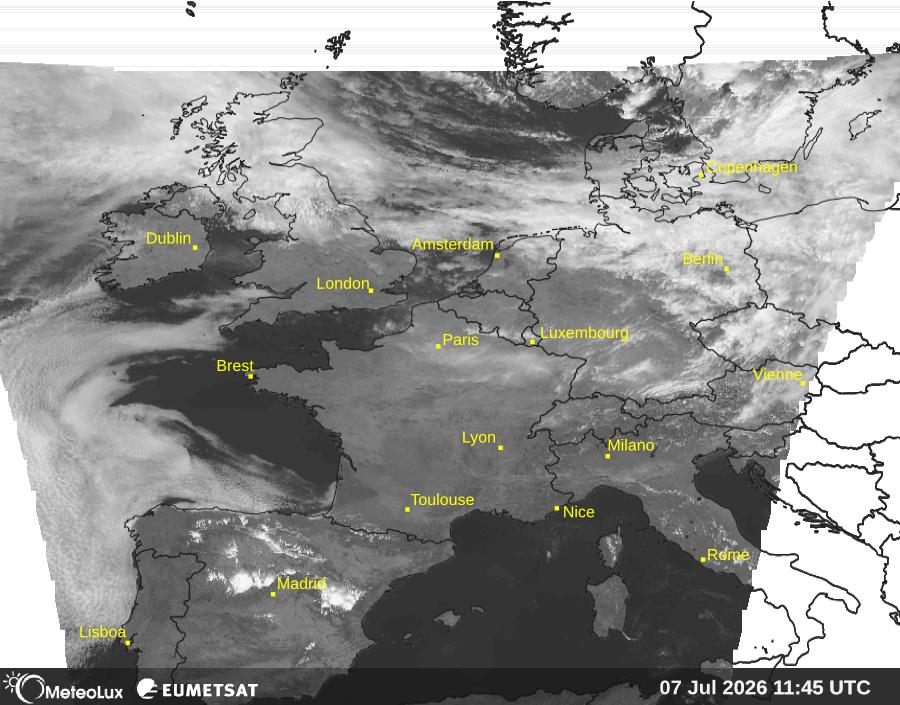 Wiedergabe von visuellen Satellitenbildern