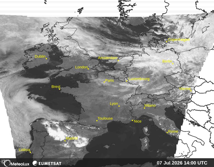 Wiedergabe von visuellen Satellitenbildern