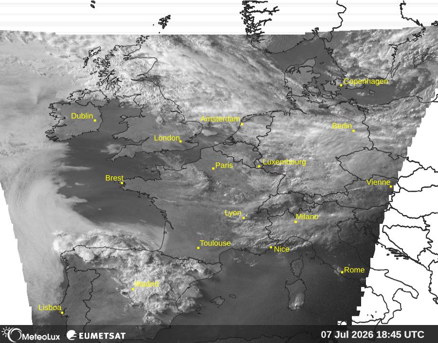Wiedergabe von visuellen Satellitenbildern